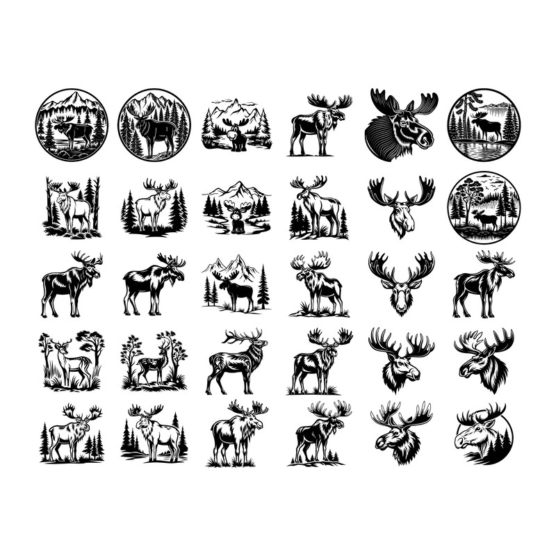 Moose SVG Bundle 0