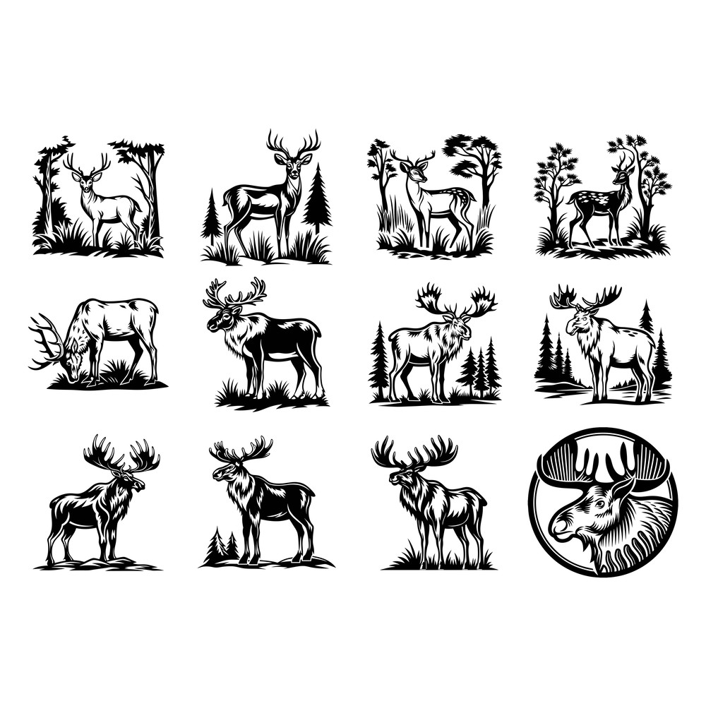 Moose SVG Bundle 1