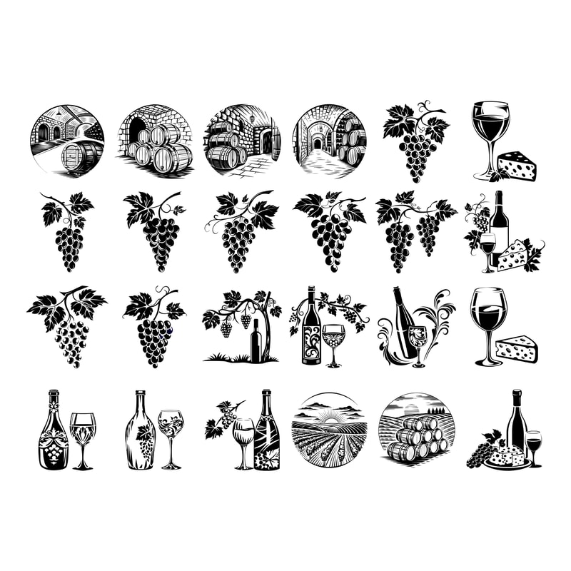 Grape Svg Bundle 0
