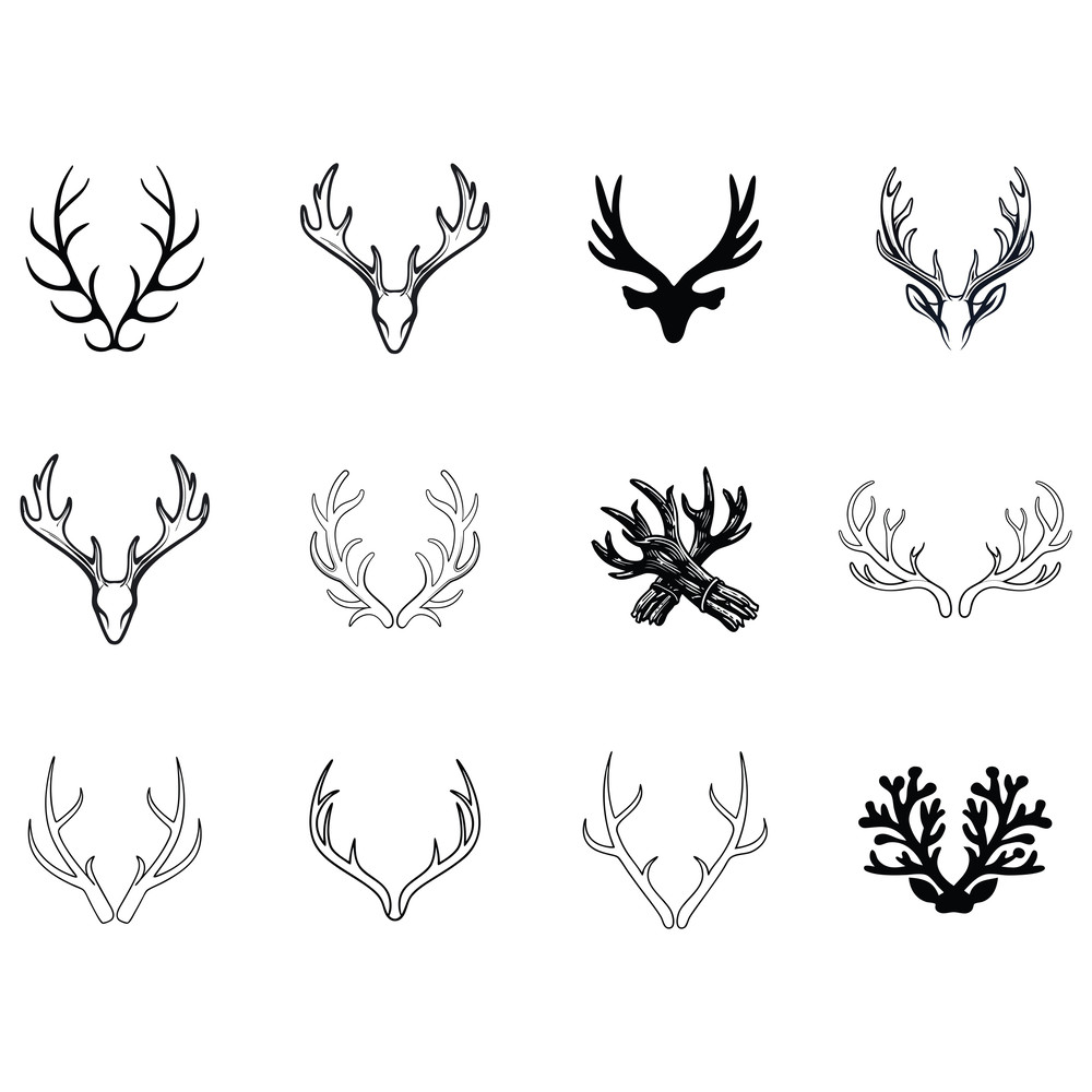 Deer Antlers SVG Bundle 0