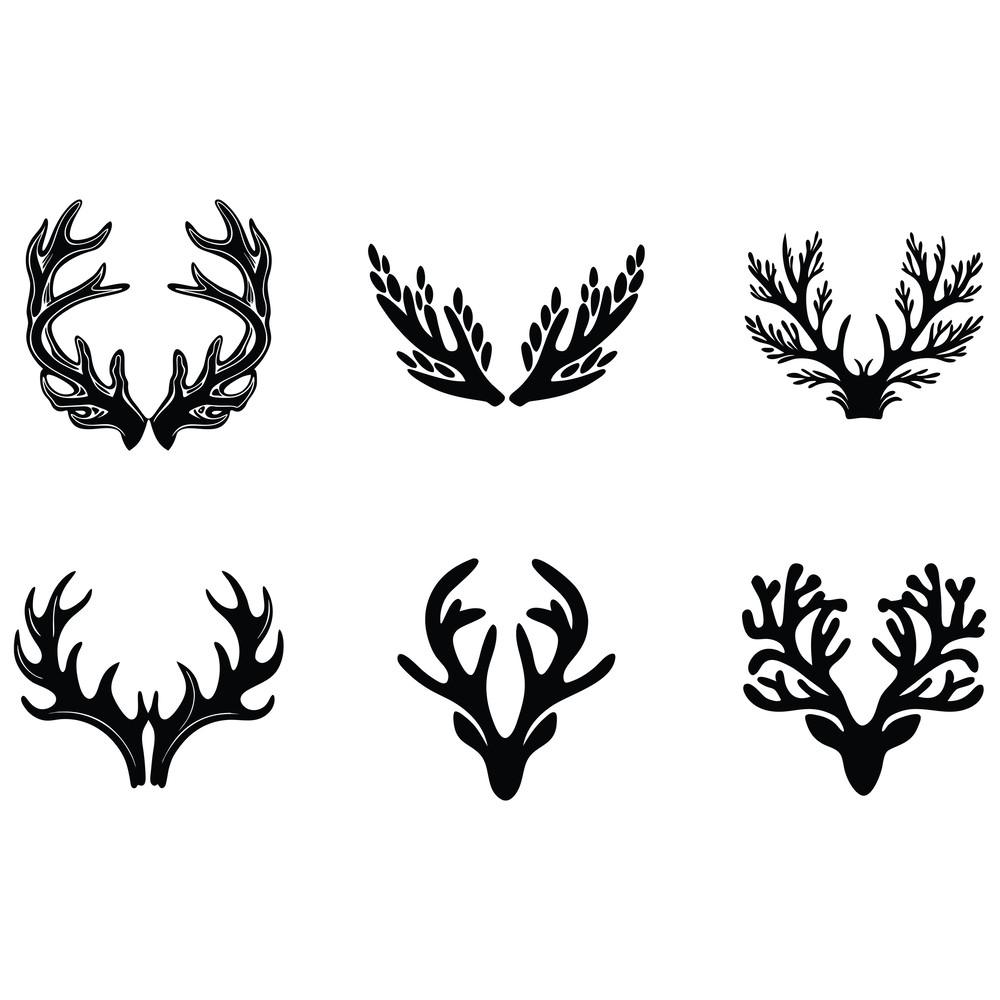Deer Antlers SVG Bundle 1