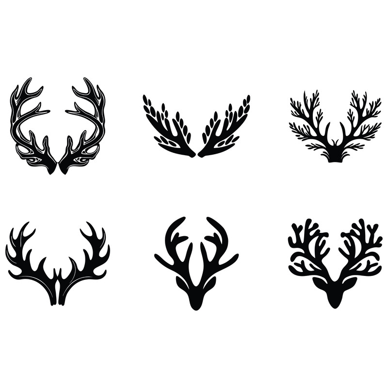 Deer Antlers SVG Bundle 1