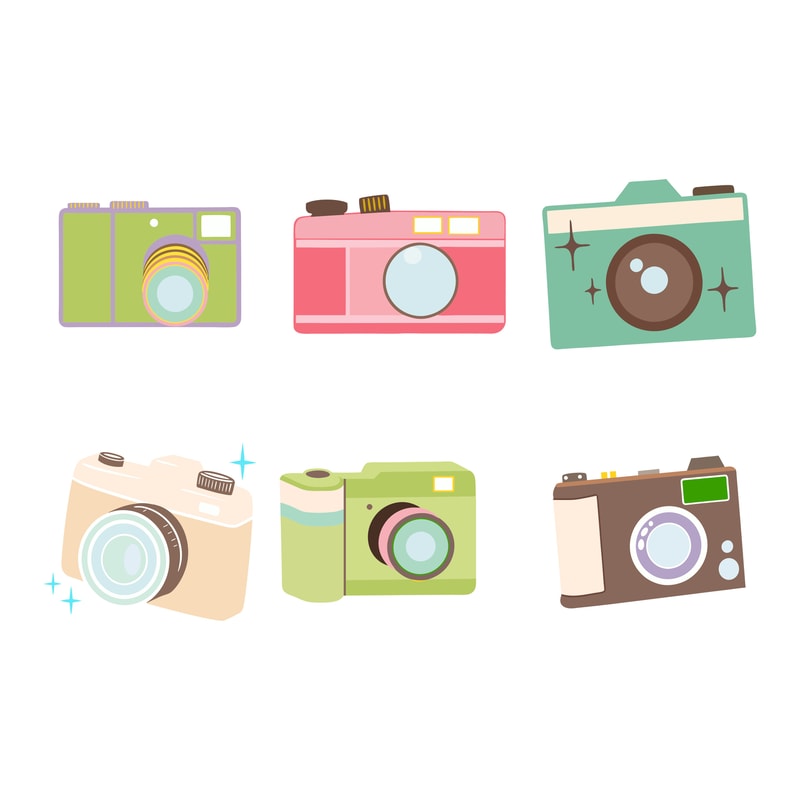 Cameras Clipart Bundle 1