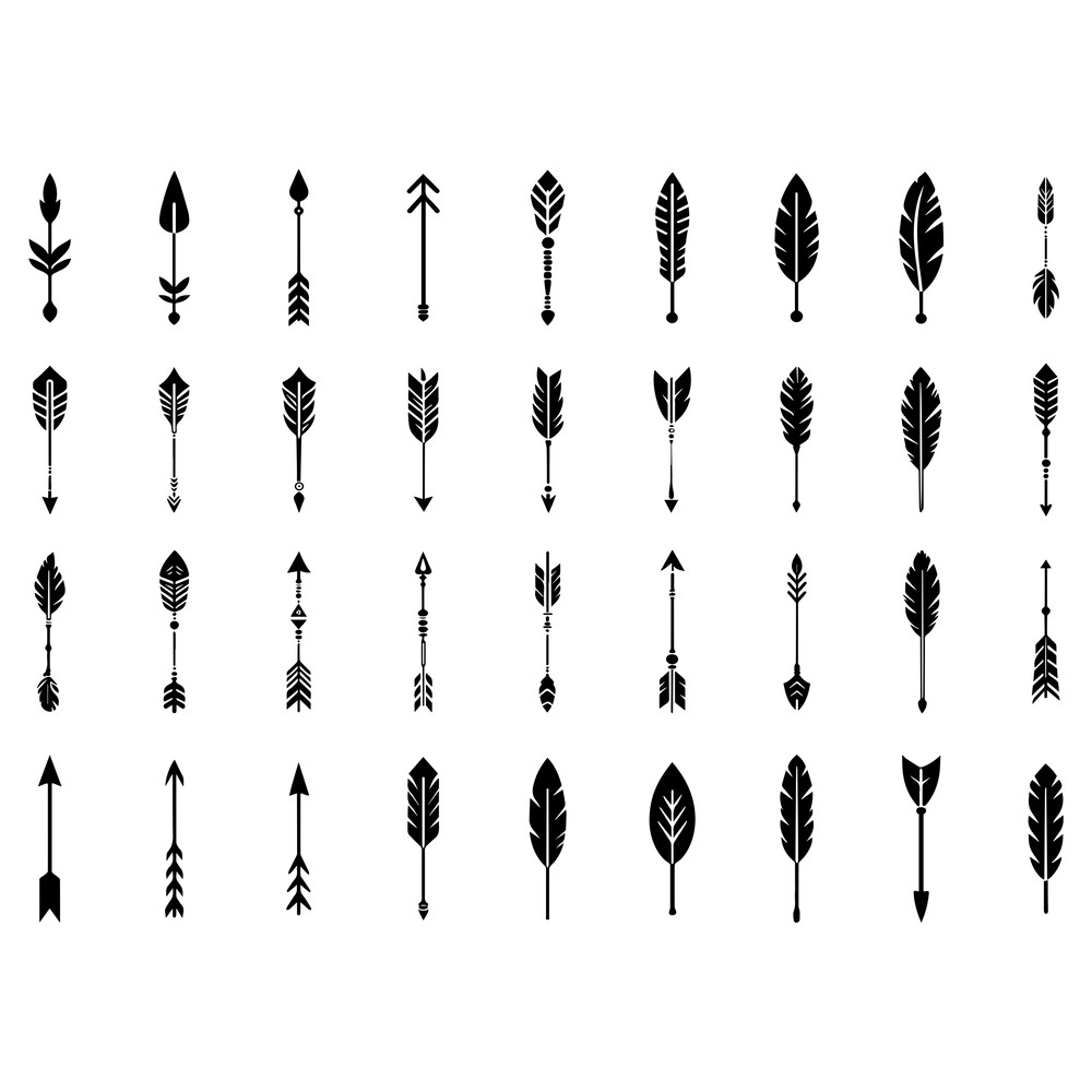 Arrow Feather Svg Bundle 0