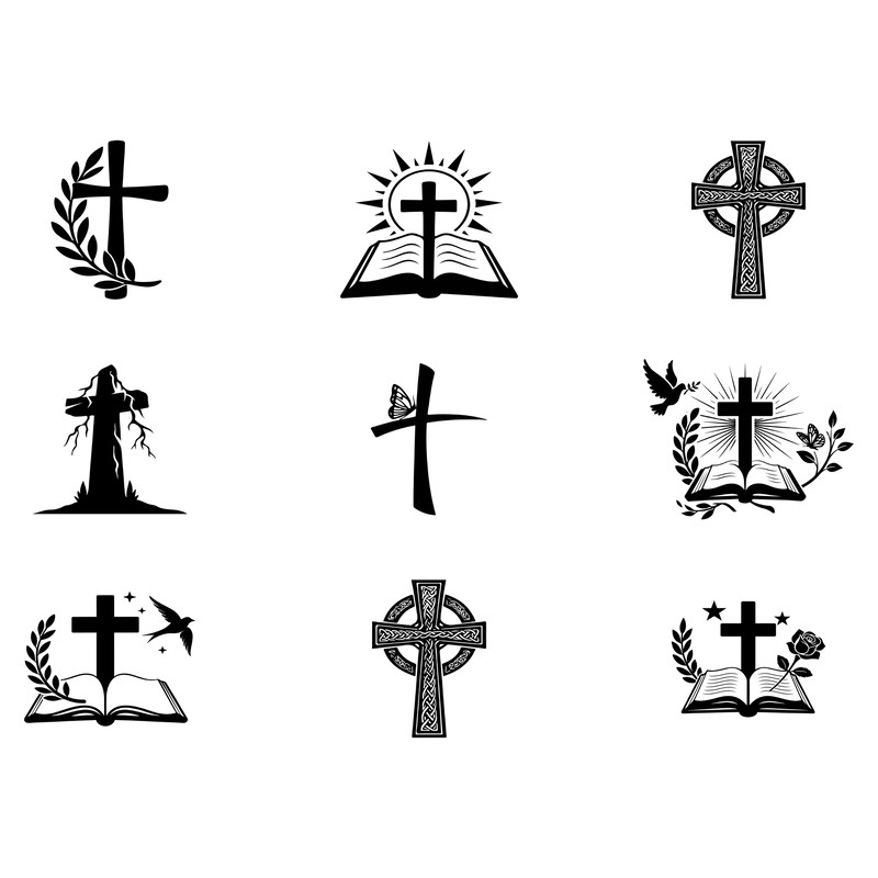 Elegant Christian Cross Svg Bundle 0