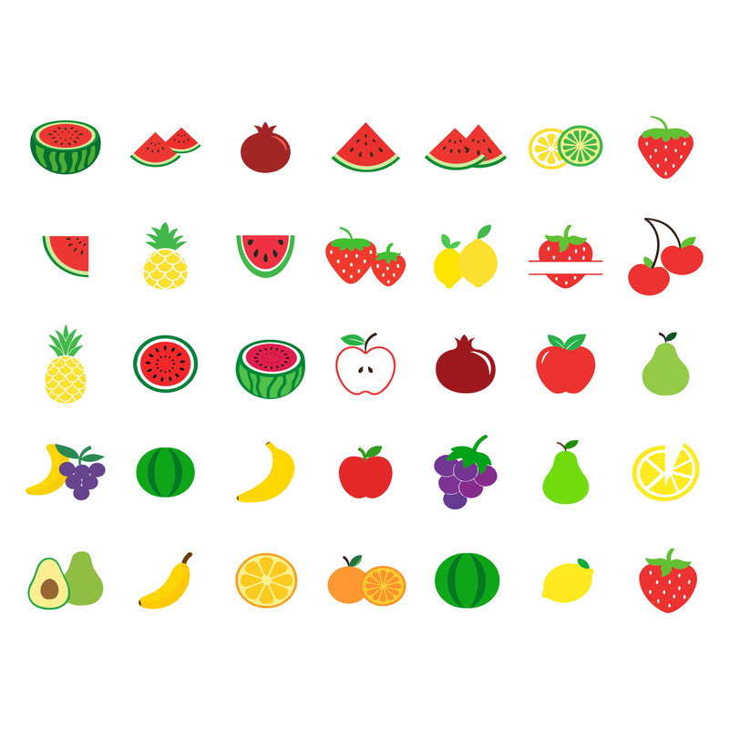 Fruits Svg Bundle 1
