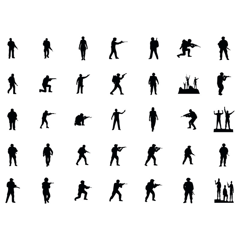 Soldier Svg Bundle 0