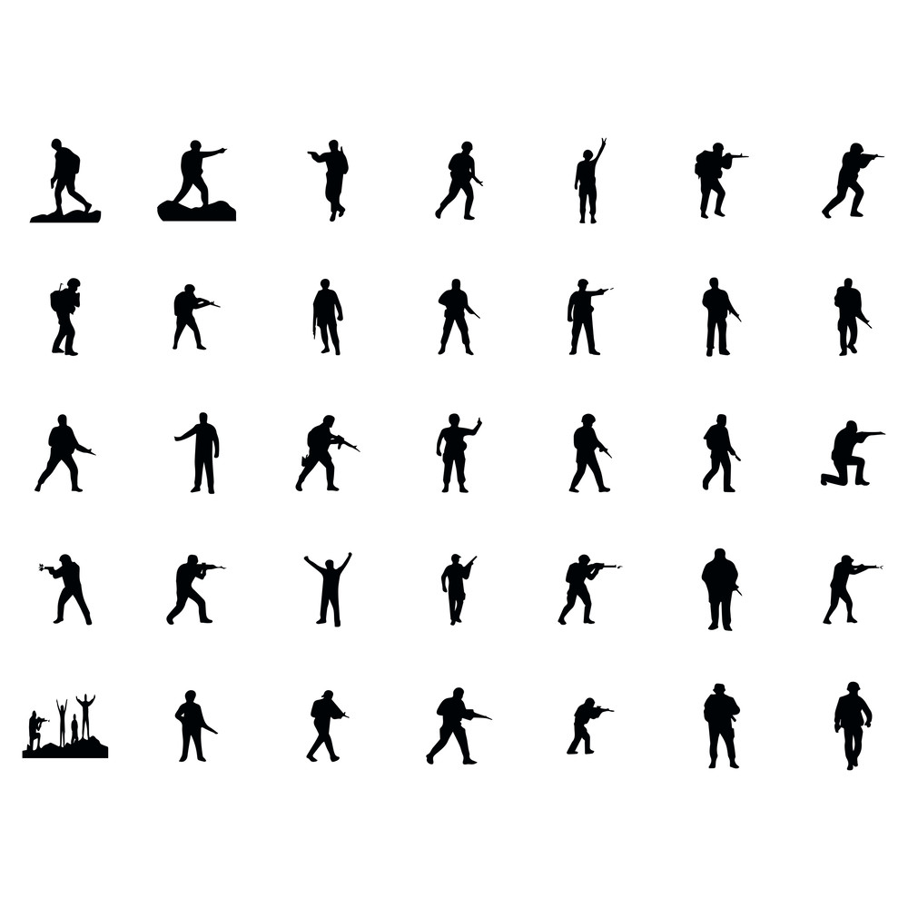 Soldier Svg Bundle 1