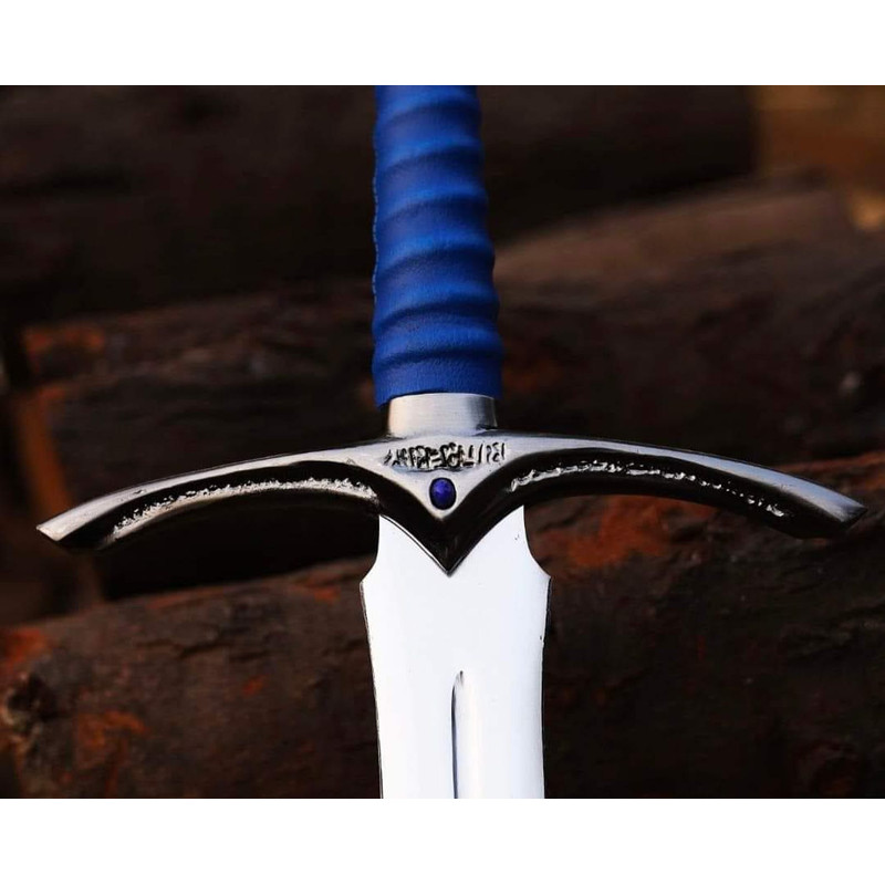 Custom HandForged Stainless Steel Medieval Replica Movie Sword Of Strider With Scabbard 1