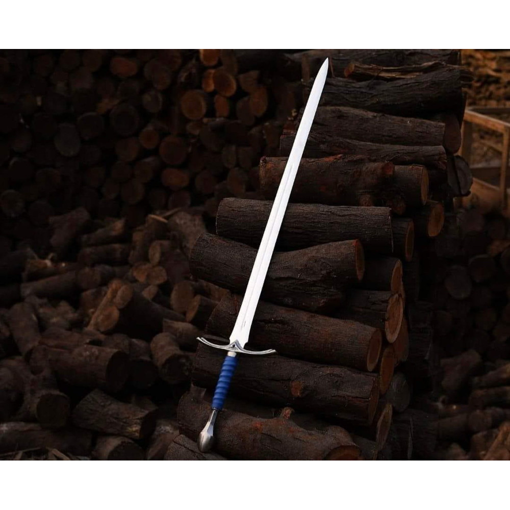 Custom HandForged Stainless Steel Medieval Replica Movie Sword Of Strider With Scabbard 4