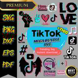trending svg, tiktok mega bundle svg- png- 1100+ designs, tiktoker svg, tiktok princess svg, queen svg