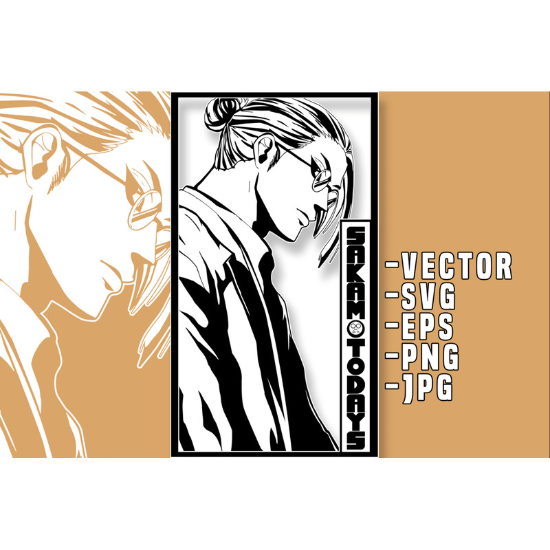 Sakamoto Days Taro Sakamoto SVG 1