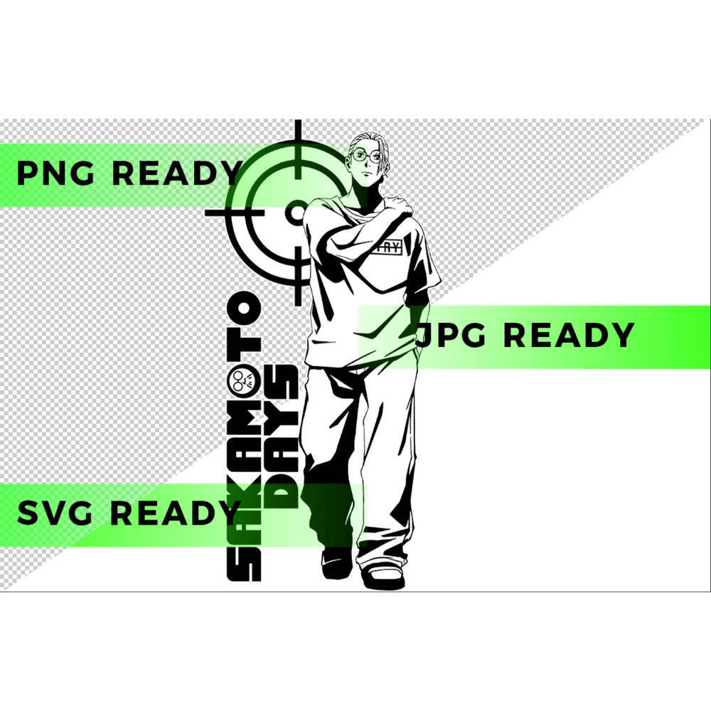 Sakamoto Days Taro Sakamoto 2 SVG 1