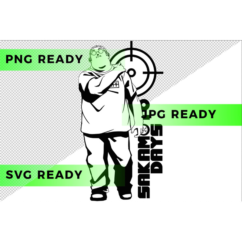 Sakamoto Days Taro Sakamoto 3 SVG 1