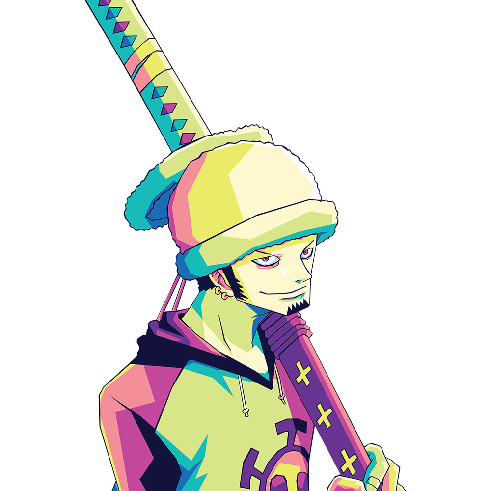 Trafalgar Law One Piece Fashion Wpap Fullcollor 0