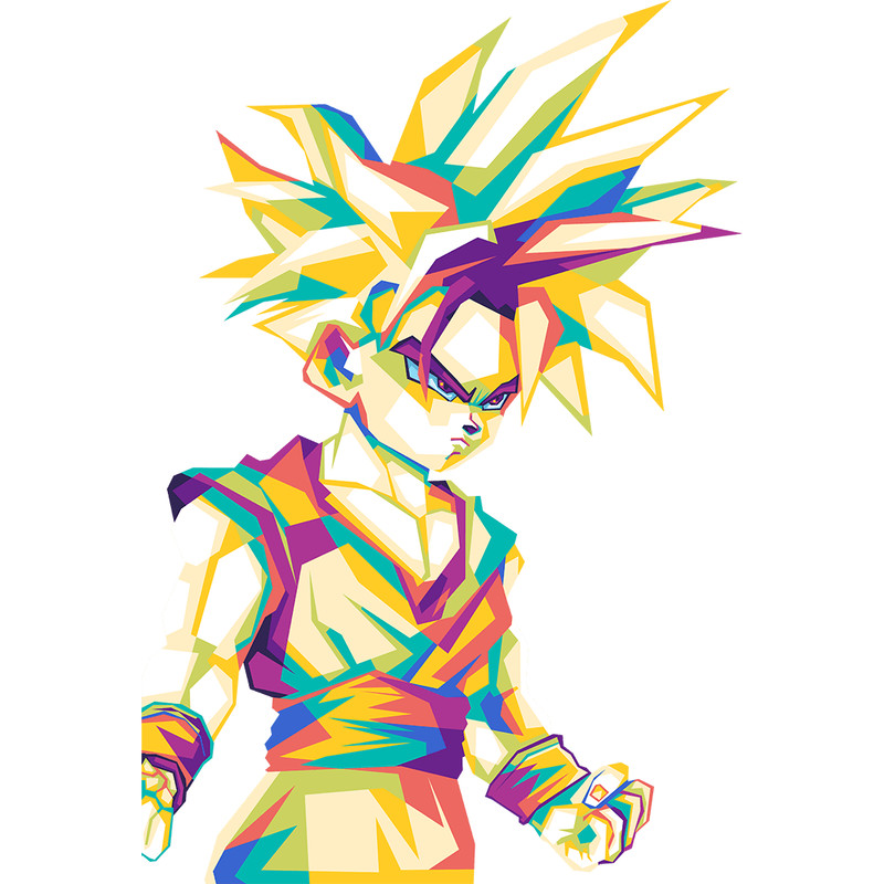 Gohan Dragonball Premium PNG Sublimation File 0
