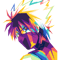 Kakashi Wpap Pop Art 1 PNG Transparent Digital Download File For Sublimation 0