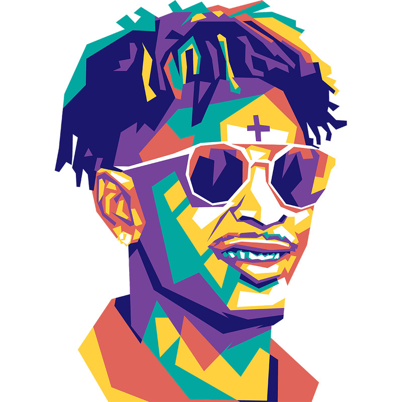 Lil Nas X Wearing Jack Harlow PNG Sublimation Design 0