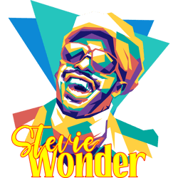 stevie wonder - retro png sublimation digital download4