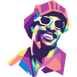 stevie wonder - retro png sublimation digital download7