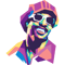 Stevie Wonder Retro PNG Sublimation Digital Download7 0