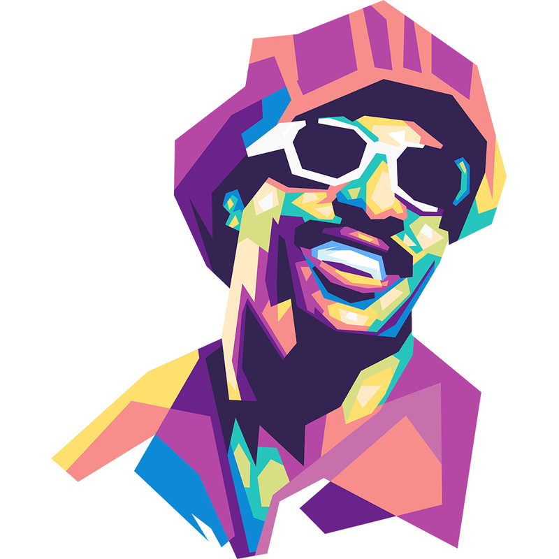 Stevie Wonder Retro PNG Sublimation Digital Download7 0