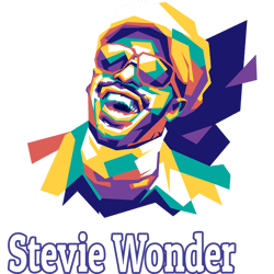 stevie wonder - retro png sublimation digital download12