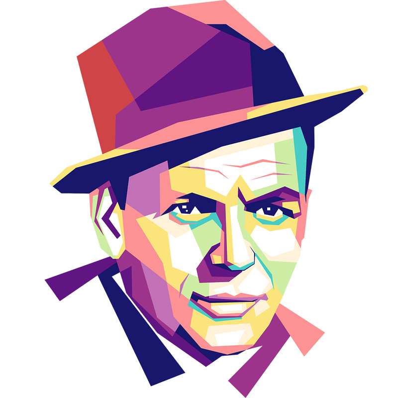 Frank Sinatra  Retro PNG Sublimation Digital Download 0