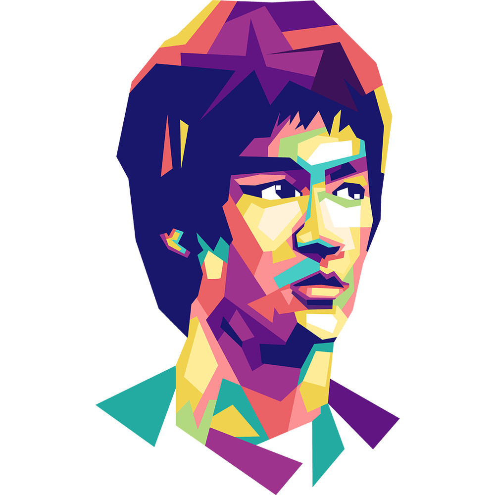 Bruce Lee  Retro PNG Sublimation Digital Download 0