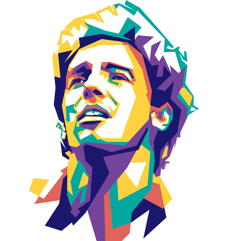 Bruce Springsteen  Retro PNG Sublimation Digital Download 0