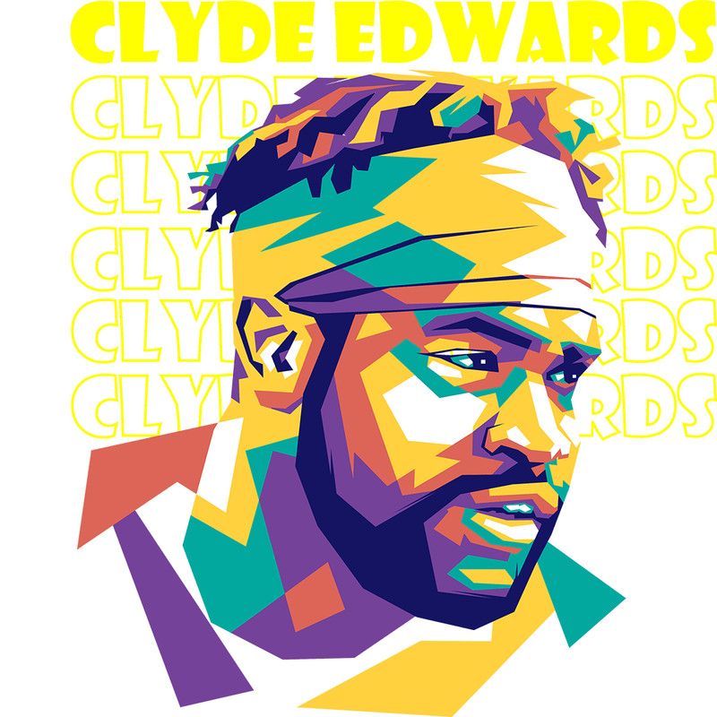 Clyde Edwards Wpap Retro PNG Sublimation Digital Download 0