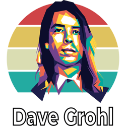 dave grohl1 - retro png sublimation digital download