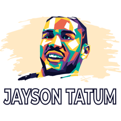 jayson tatum wpap - retro png sublimation digital download