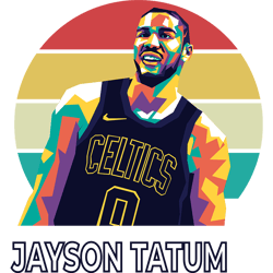 jayson tatum - retro png sublimation digital download