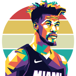 jimmy butler - retro png sublimation digital download