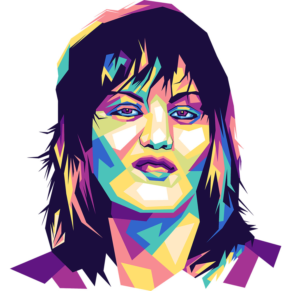 Joan Jett Wpap Retro PNG Sublimation Digital Download 0