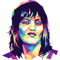 Joan Jett Wpap Retro PNG Sublimation Digital Download 0
