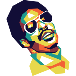 stevie wonder -1 retro png sublimation digital download
