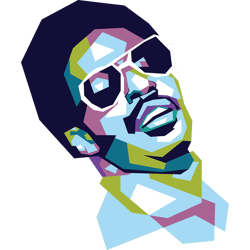 stevie wonder -3 retro png sublimation digital download