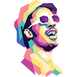 stevie wonder -6 retro png sublimation digital download