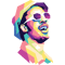 Stevie Wonder 6 Retro PNG Sublimation Digital Download 0