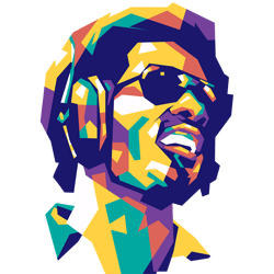 stevie wonder -11 retro png sublimation digital download