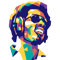 Stevie Wonder 11 Retro PNG Sublimation Digital Download 0