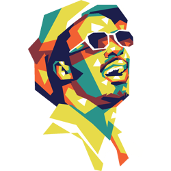 stevie wonder -13 retro png sublimation digital download