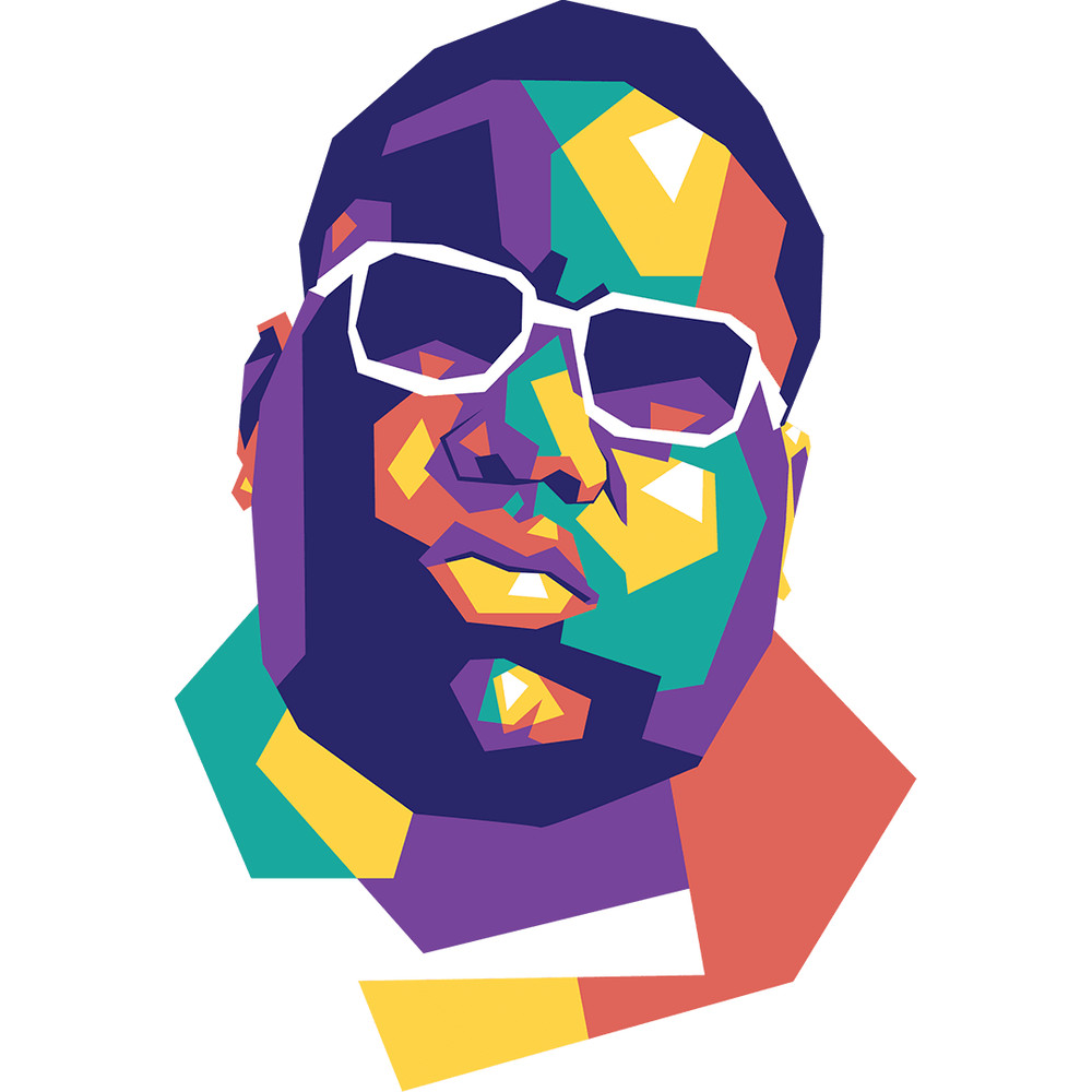 Notorious Big Retro PNG Sublimation Digital Download 0