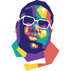 notorious big - retro png sublimation digital download