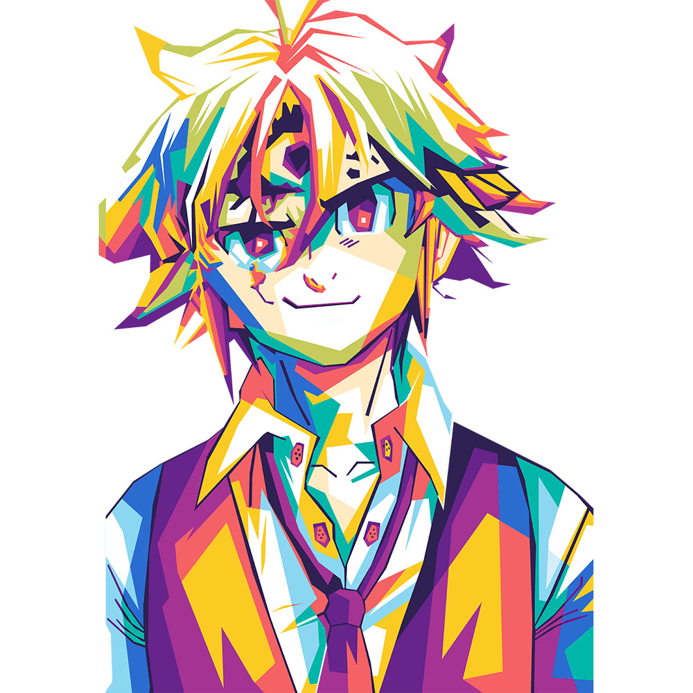 Meliodas Retro PNG Sublimation Digital Download 0