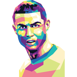 cr7 - retro png sublimation digital download