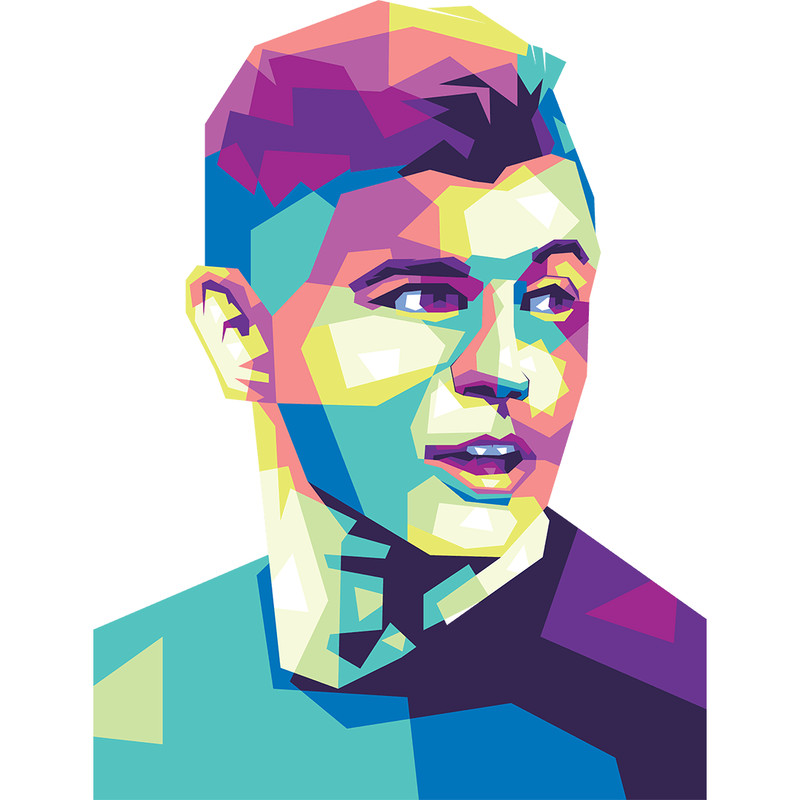 Toni Kroos1 Retro PNG Sublimation Digital Download 0