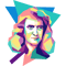 Isaac Newton 1 Retro PNG Sublimation Digital Download 0